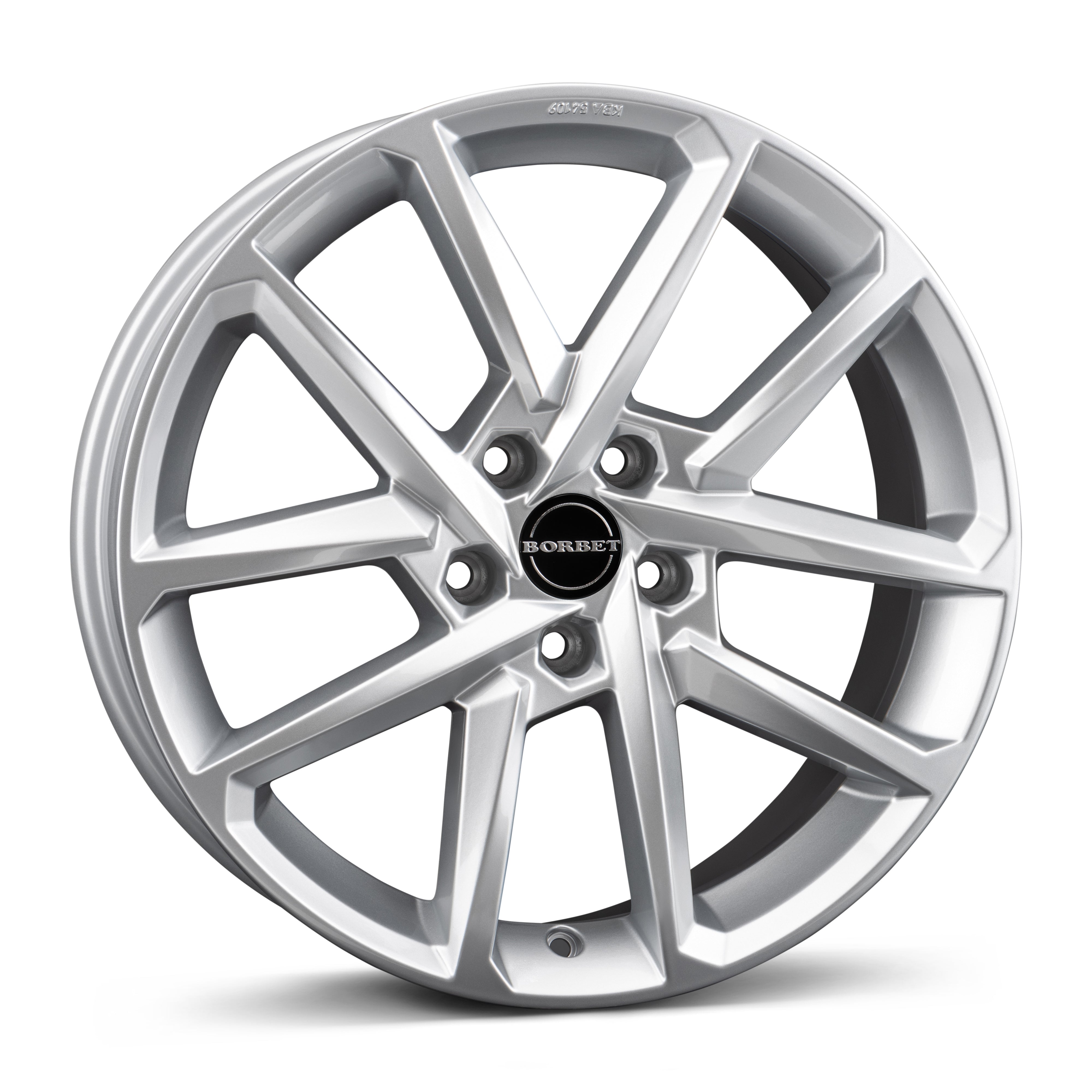 Kia Niro EV paketin Borbet N 65738 crystal silver 6.5x17 jako: 5x114.3 et: 40 Alumiinivanne – vannemallin kuva