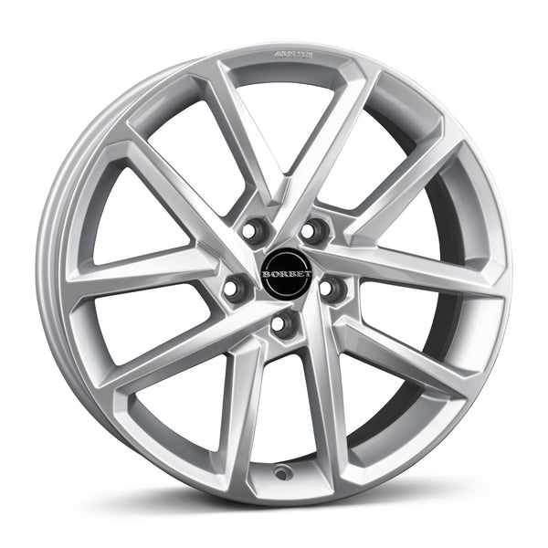BYD Dolphin paketin Borbet N 65738 crystal silver 6.5x17 jako: 5x114.3 et: 40 Alumiinivanne – vannemallin kuva