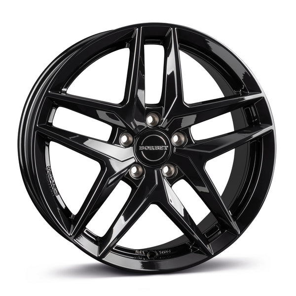 VW ID.7 paketin Borbet Z 80927 black glossy 8x19 jako: 5x112 et: 38 Alumiinivanne – vannemallin kuva