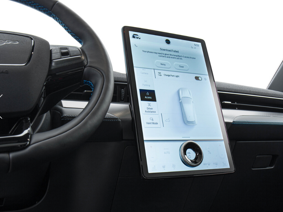 Ford Mustang Mach-E – centre-display screen protector