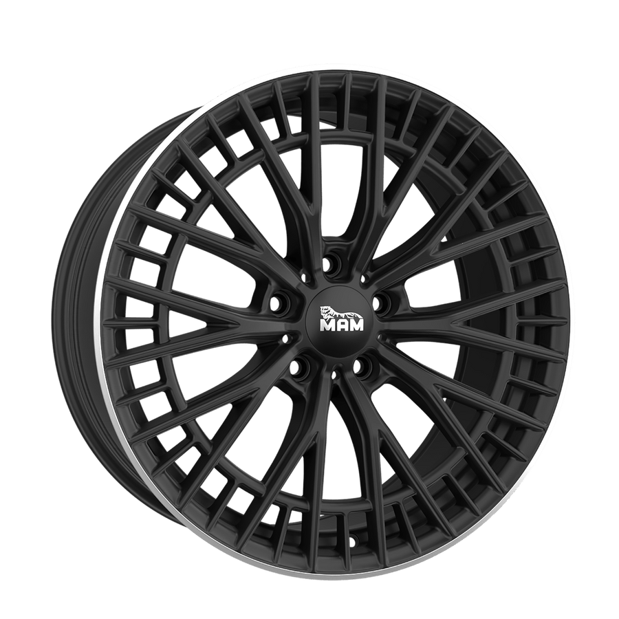 Tesla Model S – MAM GT2 Matt Black Lip Polish 8.5x19 5x120 ET35 CB72.6