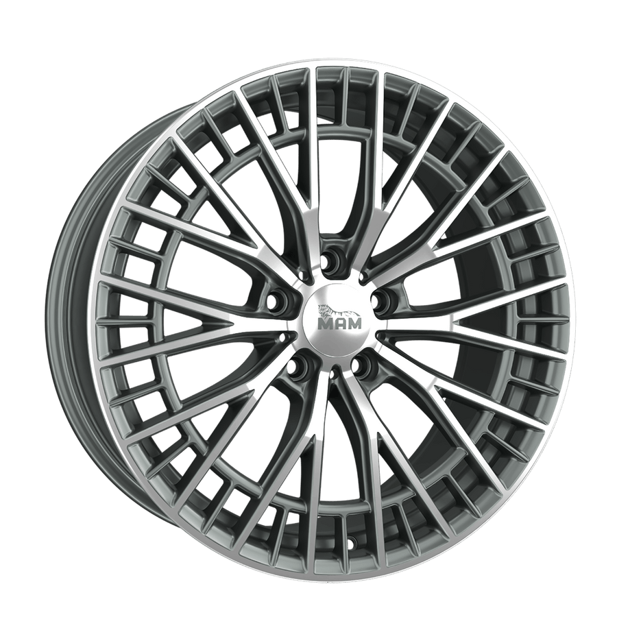 Tesla Model S – MAM GT2 Palladium Front Polish 8.5x19 5x120 ET35 CB72.6