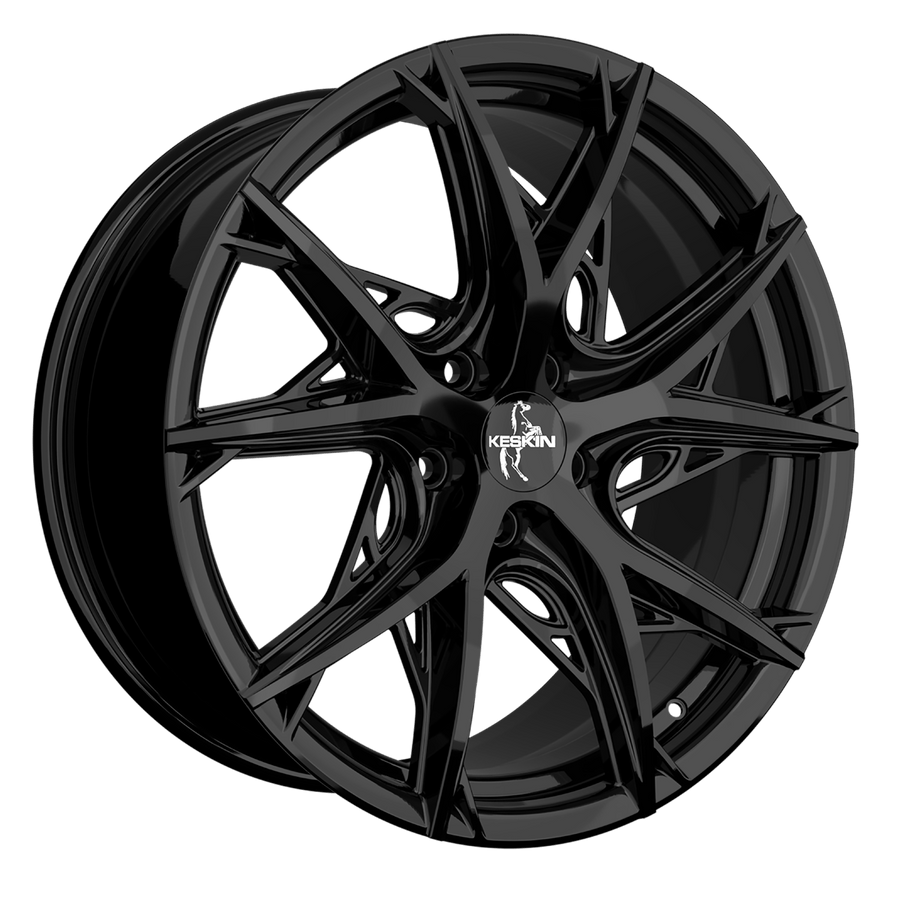 Tesla Model S – Keskin-Tuning KT24C Black Painted 8.5x19 5x120 ET35 CB72.6