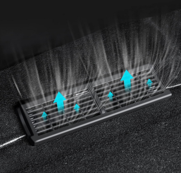 Ventilatierooster onder de stoel voor Tesla Model Y