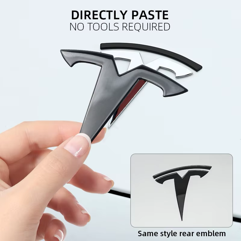 Tesla selvklæbende T-logo covers