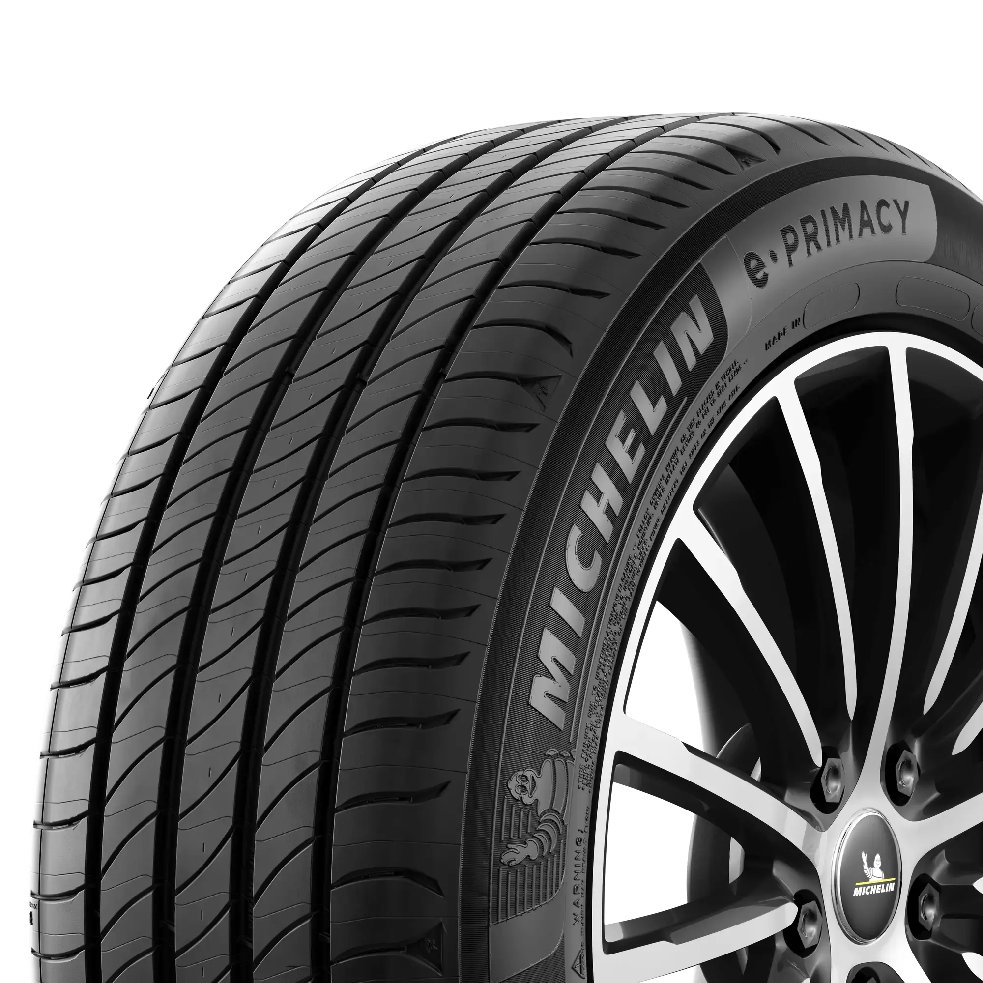 Michelin e.Primacy – valmistajan lähikuva pintakuviosta. Kuvan vanne ei sisälly renkaan hintaan.