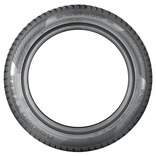 Nokian Tyres Snowproof 3P – valmistajan yksityiskohtakuva; kuvassa näkyvät mitat ovat esimerkkikoosta. Kuva: Nokian Tyres